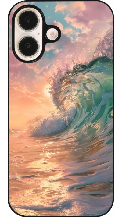 Coque iPhone 16 - Wave Sunset