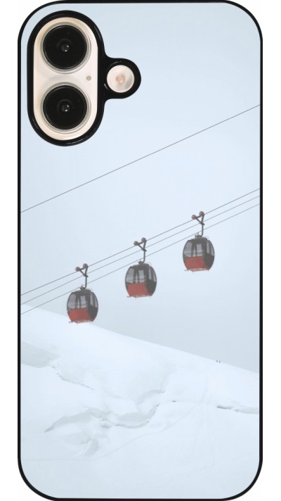 Coque iPhone 16 - Winter 22 ski lift