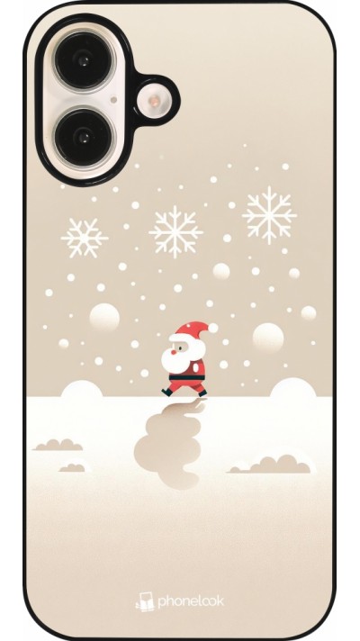 Coque iPhone 16 - Noël 2023 Minimalist Santa