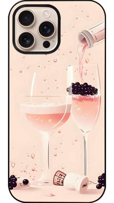 Coque iPhone 16 Pro Max - Champagne Pouring Pink