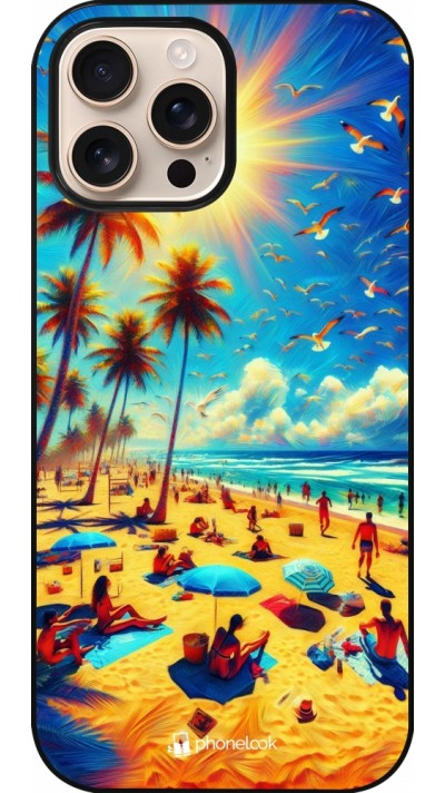 Coque iPhone 16 Pro Max - Été Paradis Paint