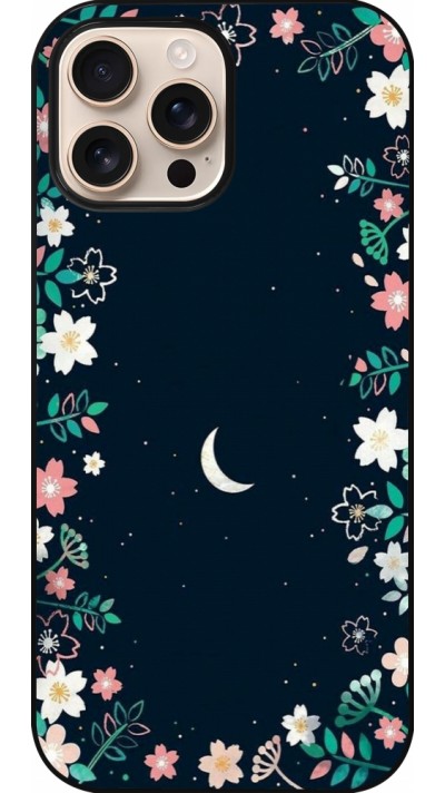 Coque iPhone 16 Pro Max - Flowers space