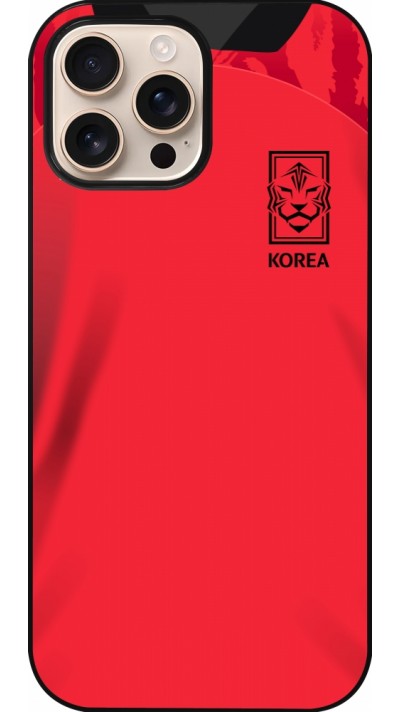 iPhone 16 Pro Max Case Hülle - Südkorea 2022 personalisierbares Fussballtrikot