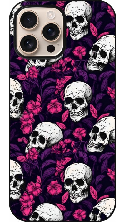 Coque iPhone 16 Pro Max - Halloween 2024 romantic skulls