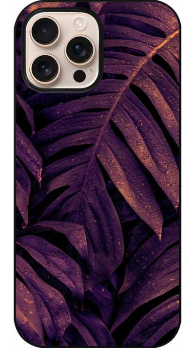 Coque iPhone 16 Pro Max - Purple Light Leaves