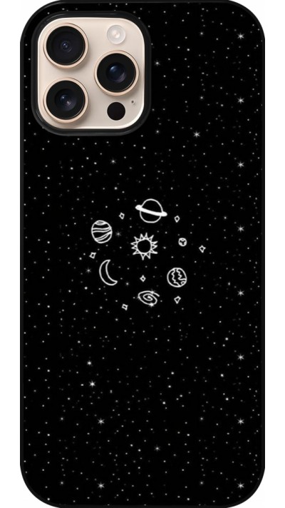 iPhone 16 Pro Max Case Hülle - Space Doodle