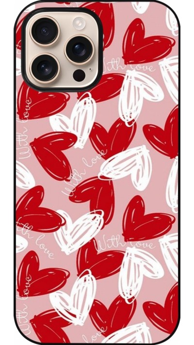 Coque iPhone 16 Pro Max - Valentine 2024 with love heart