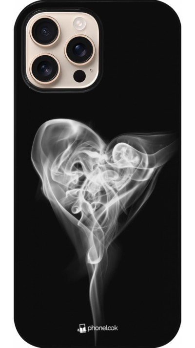 Coque iPhone 16 Pro Max - Valentine 2022 Black Smoke