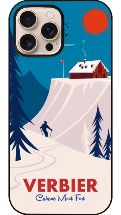 Coque iPhone 16 Pro Max - Verbier Cabane Mont-Fort