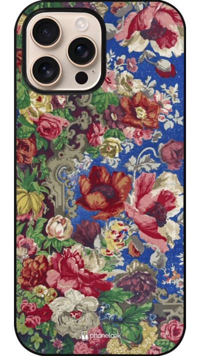 Coque iPhone 16 Pro Max - Vintage Art Flowers