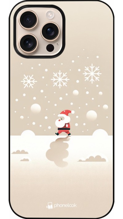 Coque iPhone 16 Pro Max - Noël 2023 Minimalist Santa