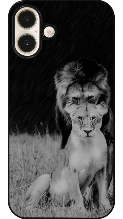 Coque iPhone 16 Plus - Angry lions