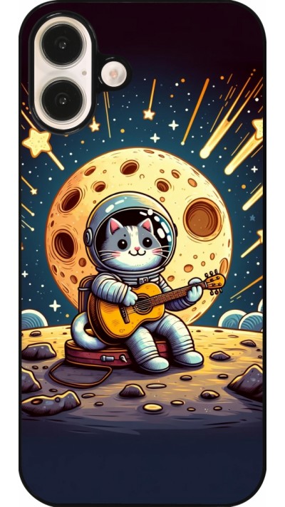 Coque iPhone 16 Plus - AstroCat RockLune