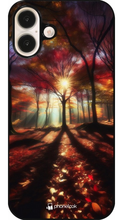 Coque iPhone 16 Plus - Automne doré glare