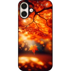 iPhone 16 Plus Case Hülle - Herbst Magisch Orange