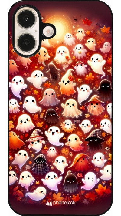 Coque iPhone 16 Plus - Fantômes automne mignons