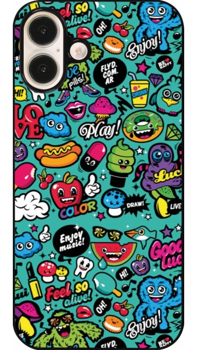 Coque iPhone 16 Plus - Cartoons old school