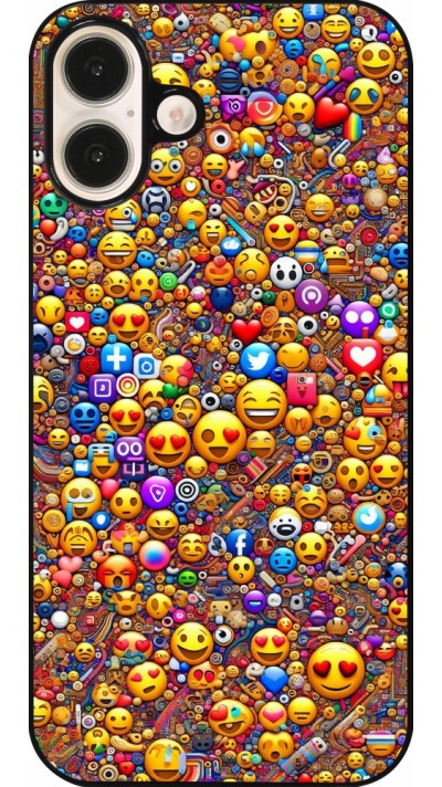 Coque iPhone 16 Plus - Emoji mixed