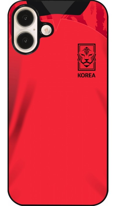 iPhone 16 Plus Case Hülle - Südkorea 2022 personalisierbares Fussballtrikot