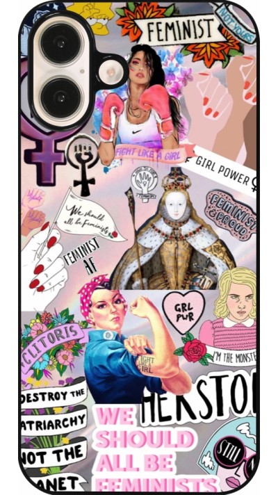 iPhone 16 Plus Case Hülle - Girl Power Collage