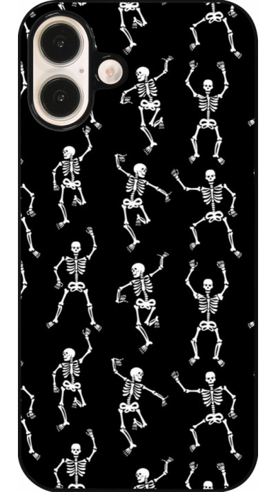 iPhone 16 Plus Case Hülle - Halloween 2024 dancing skeleton