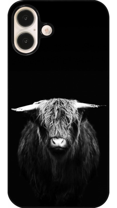 iPhone 16 Plus Case Hülle - Highland calf black