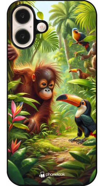 iPhone 16 Plus Case Hülle - Tropischer Dschungel Tayrona