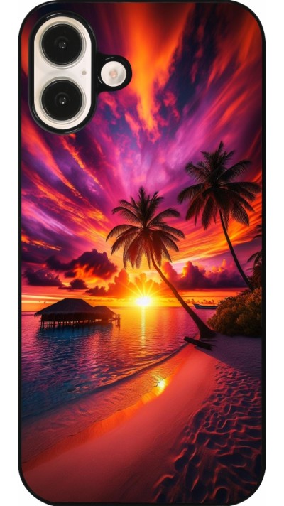 Coque iPhone 16 Plus - Maldives Dusk Bliss