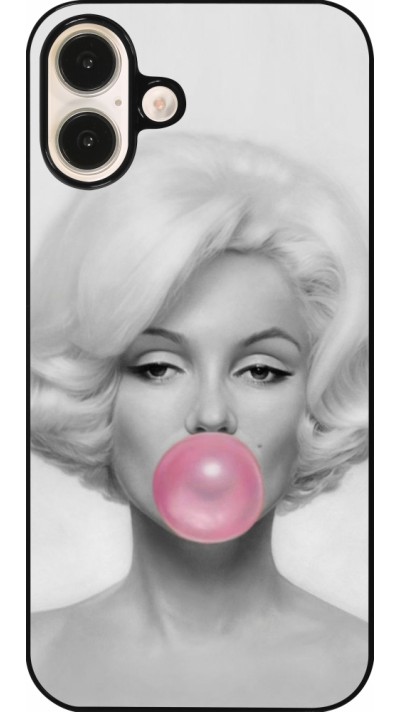 Coque iPhone 16 Plus - Marilyn Bubble