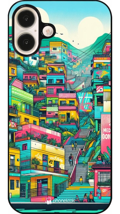 Coque iPhone 16 Plus - Medellin Comuna 13 Art