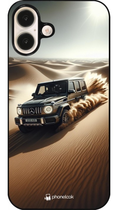 Coque iPhone 16 Plus - Mercedes G Drift Desert