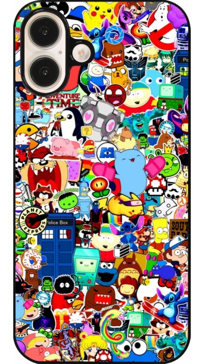 Coque iPhone 16 Plus - Mixed cartoons