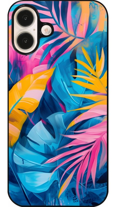 Coque iPhone 16 Plus - Palms Blue