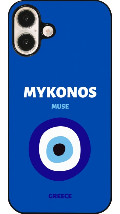 Coque iPhone 16 Plus - Pop Summer Destination Mykonos