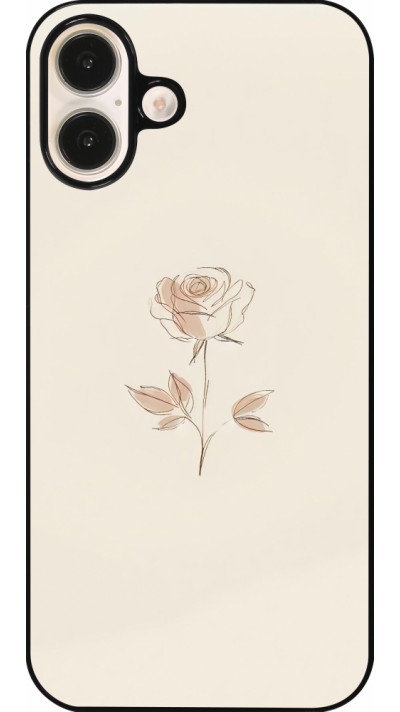 Coque iPhone 16 Plus - Sable Rose Minimaliste