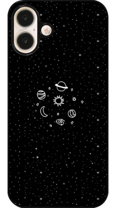 Coque iPhone 16 Plus - Space Doodle