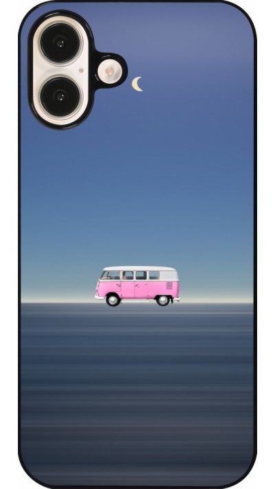 Coque iPhone 16 Plus - Spring 23 pink bus