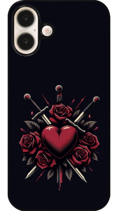 Coque iPhone 16 Plus - Valentine 2024 gothic love