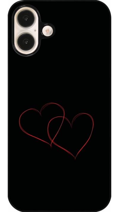 Coque iPhone 16 Plus - Valentine 2023 attached heart