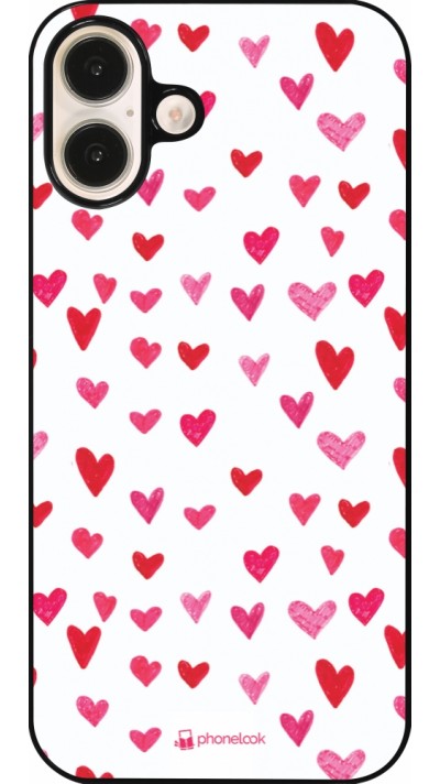 Coque iPhone 16 Plus - Valentine 2022 Many pink hearts