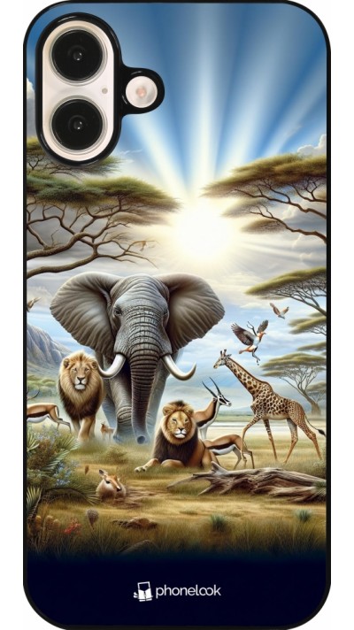 Coque iPhone 16 Plus - Vie sauvage africaine