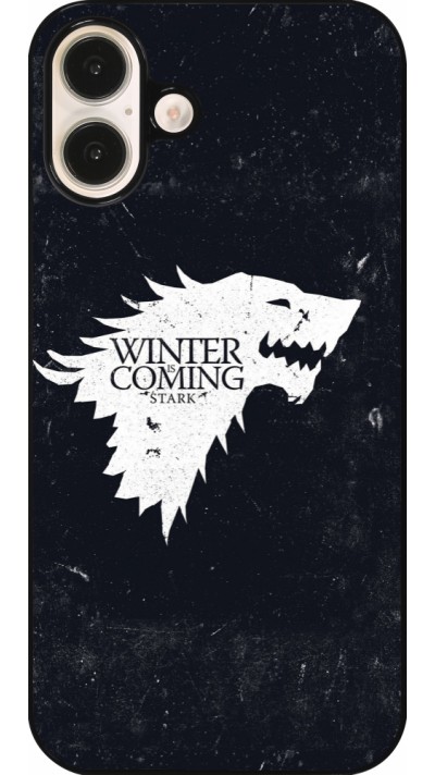 Coque iPhone 16 Plus - Winter is coming Stark