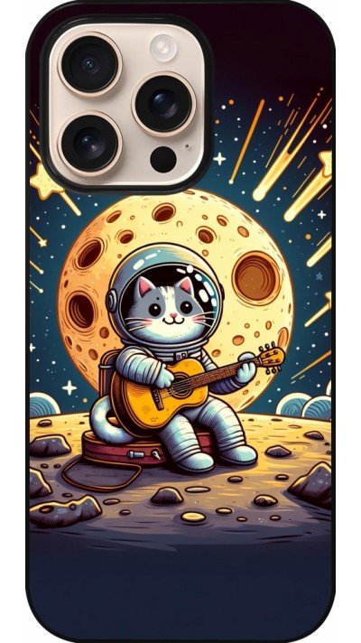 Coque iPhone 16 Pro - AstroCat RockLune