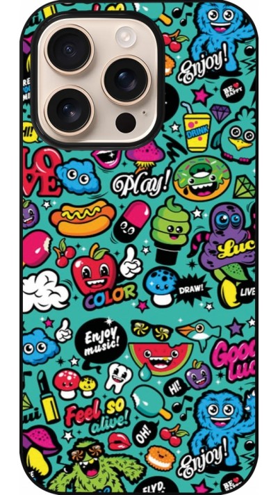 Coque iPhone 16 Pro - Cartoons old school