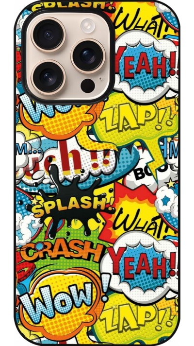 Coque iPhone 16 Pro - Cartoons slogans