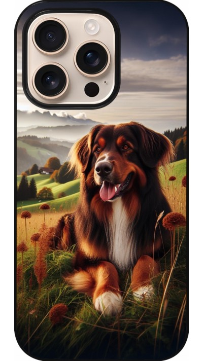 Coque iPhone 16 Pro - Chien Campagne Suisse