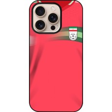 Coque iPhone 16 Pro - Maillot de football Iran 2022 personnalisable