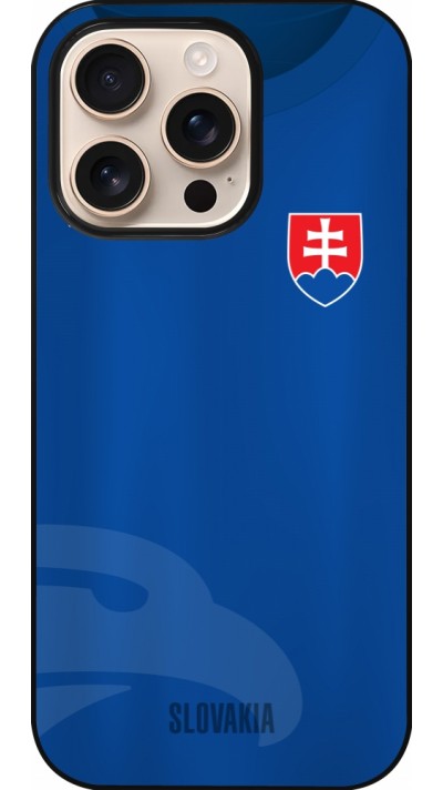 Coque iPhone 16 Pro - Maillot de football Slovaquie