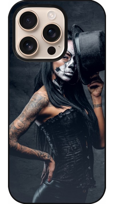 Coque iPhone 16 Pro - Halloween 22 Tattooed Girl