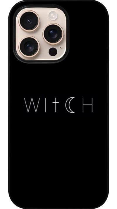 Coque iPhone 16 Pro - Halloween 22 witch word